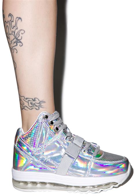 hologram sneakers|Women's Mint Holographic Sneakers for Healthcare .